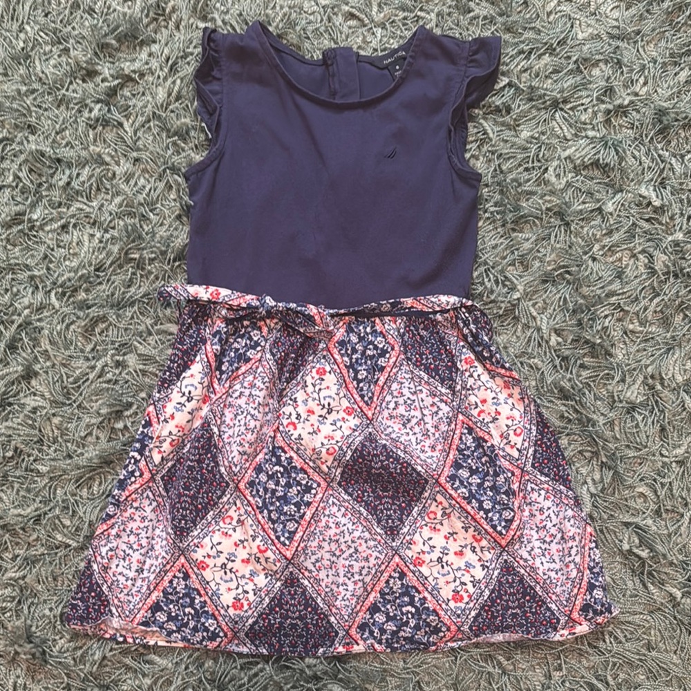 Mixed Media Nautica Dress